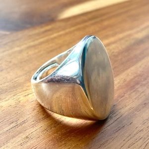 925 Sterling Silver Chunky Flat Top Ring